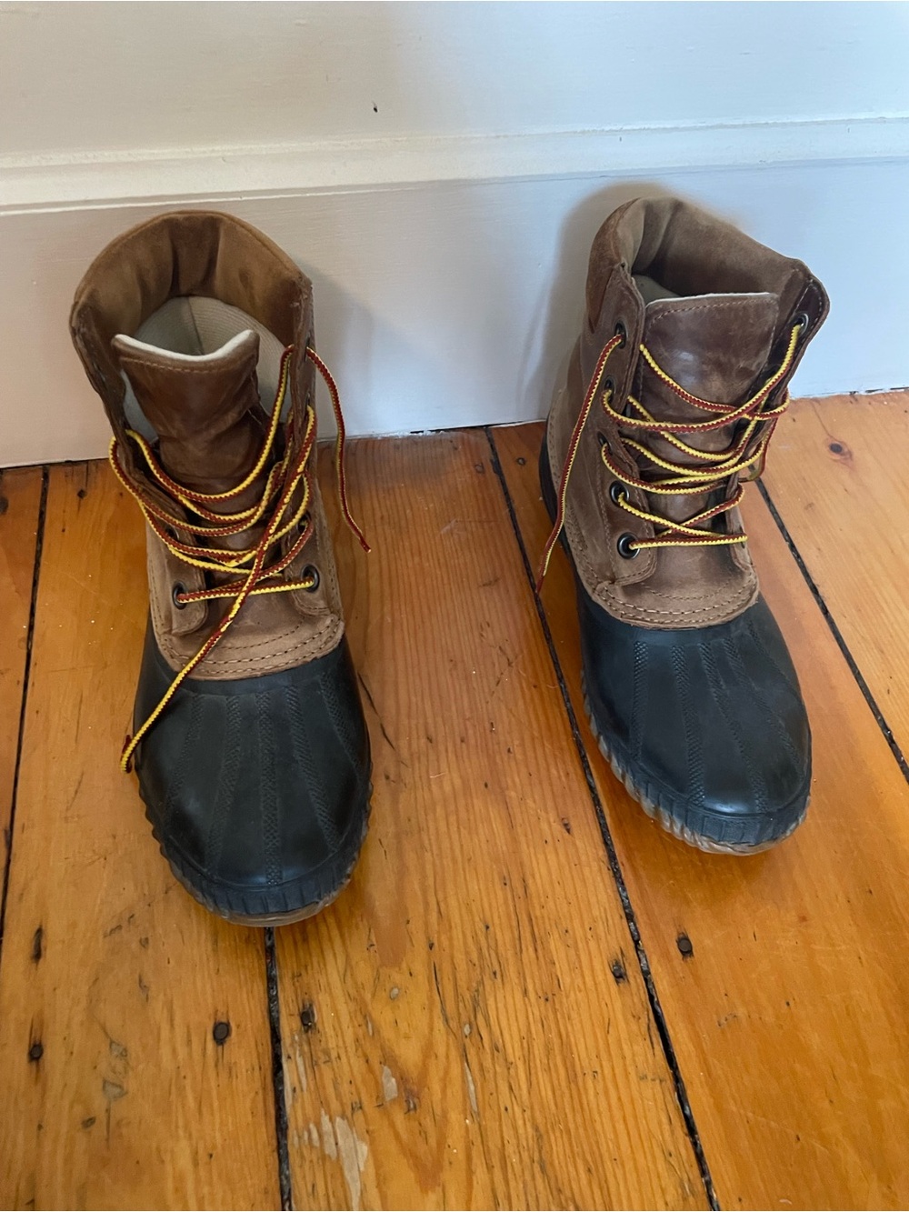 Sorel Brown and Black Duck Boots